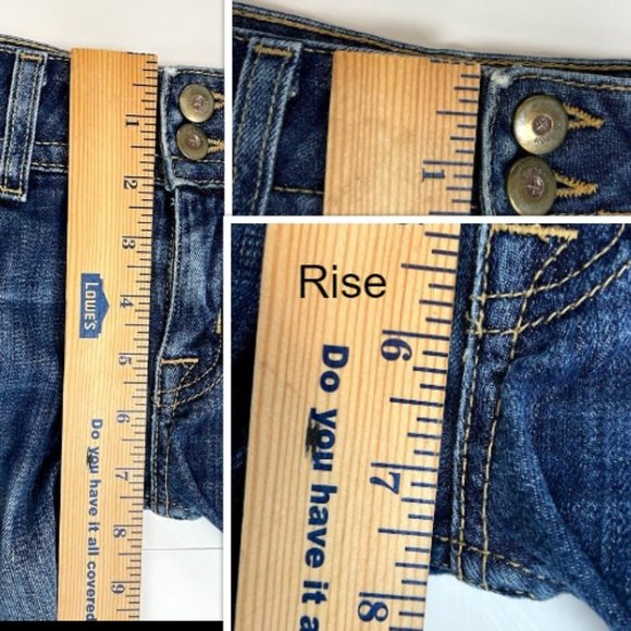 Hudson Jeans Midrise Cut off Jean Shorts Size 28 - Picture 12 of 15
